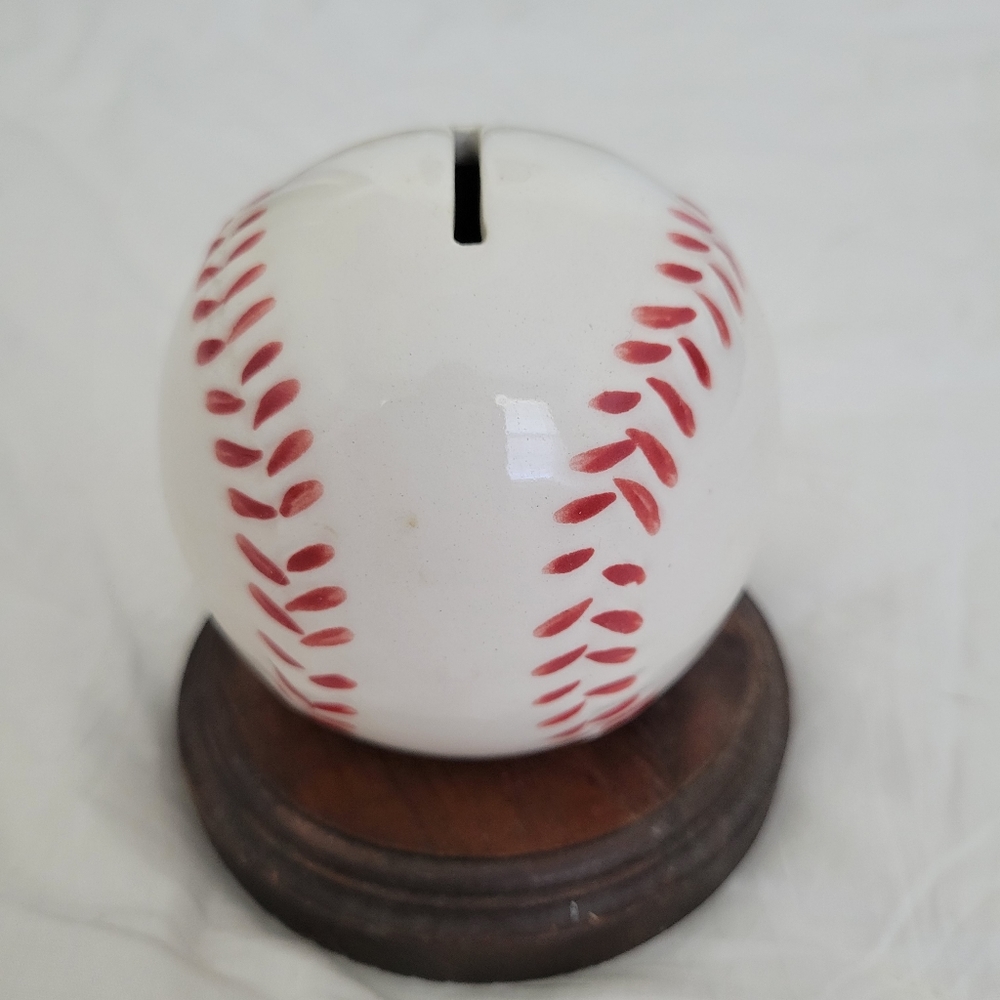 Vintage Baseball ceramic coin bank - Picture 4 of 12